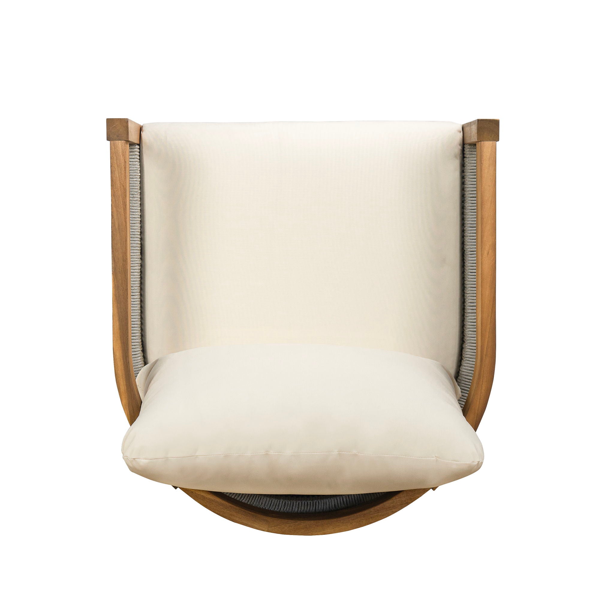 Porto - Outdoor Club Chair - Teak / Beige