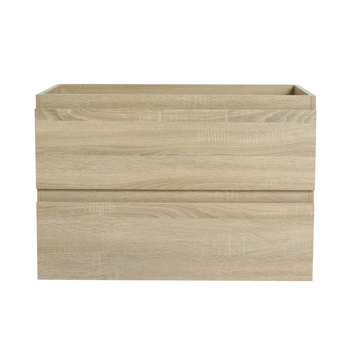 Wall Mounted Bathroom Vanity & Sink, 2 Soft Close Drawers