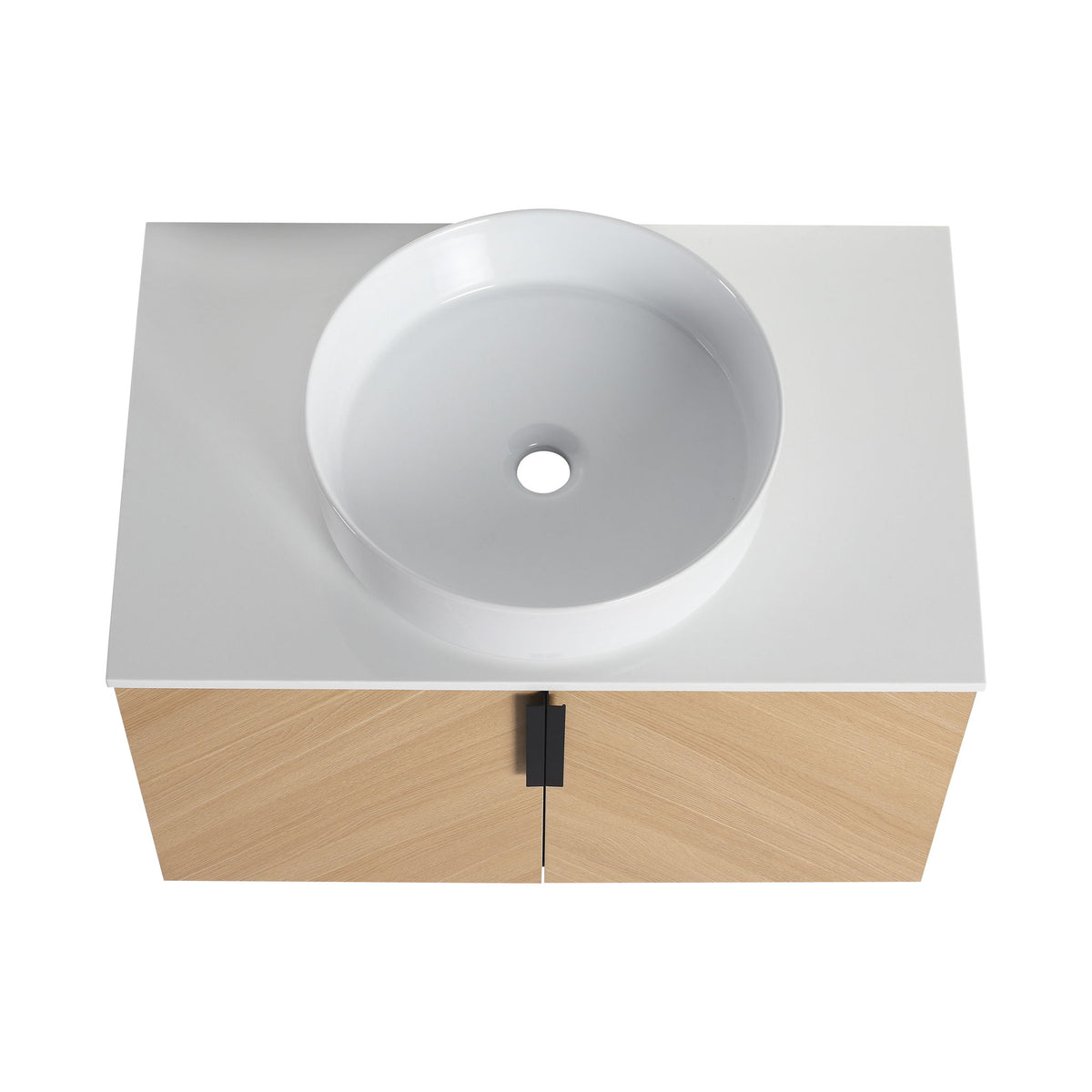 Wall Mounted Bathroom Vanity With Art Sink