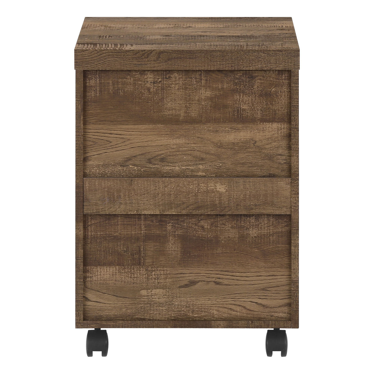 File Cabinet Rolling Mobile Storage Drawers Printer Stand For Office - Brown