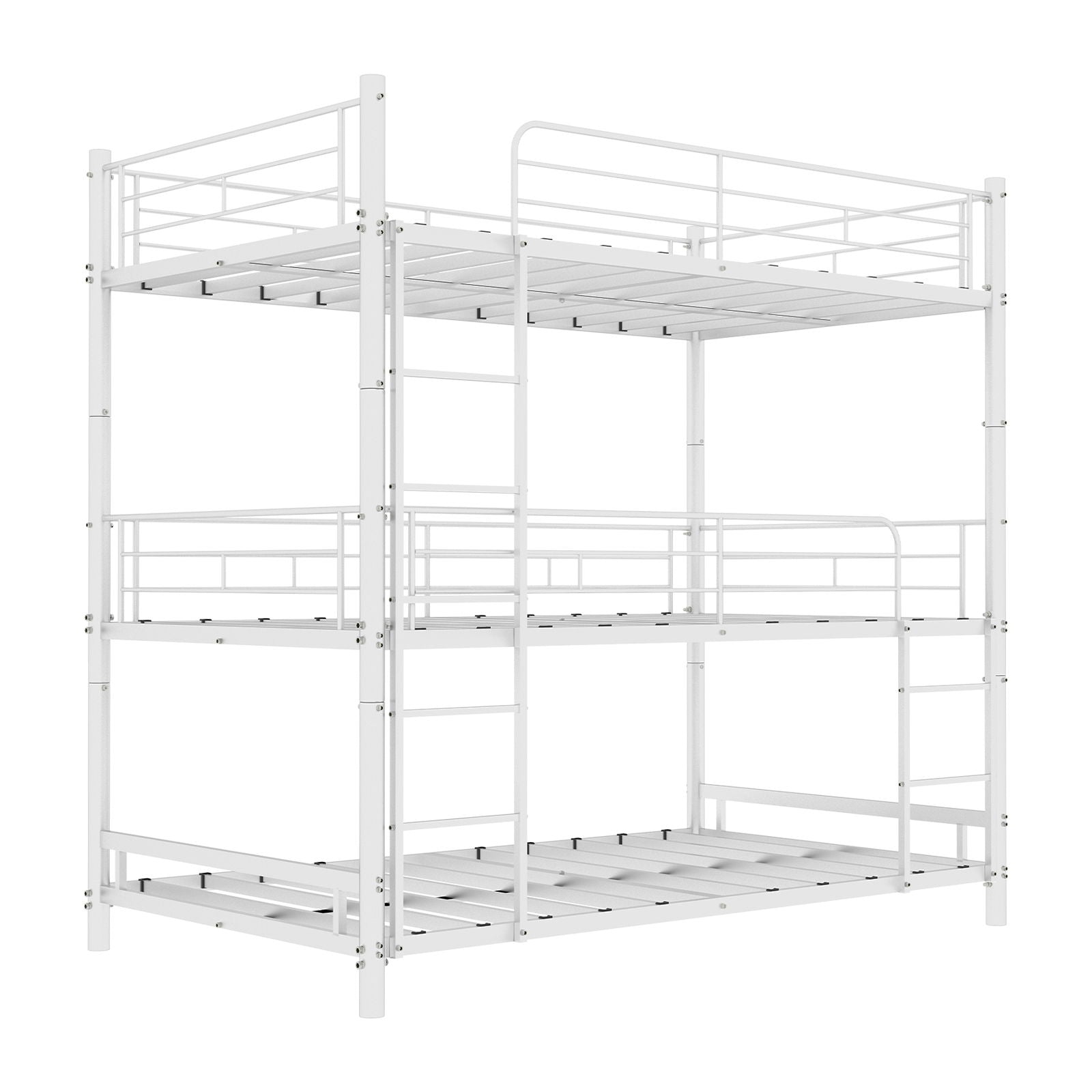 Triple Frame Bed With Built In Ladder