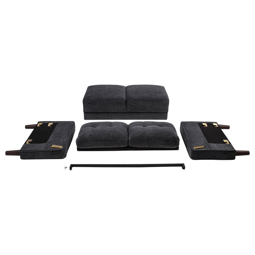 Heather - Track Arm Tufted Loveseat