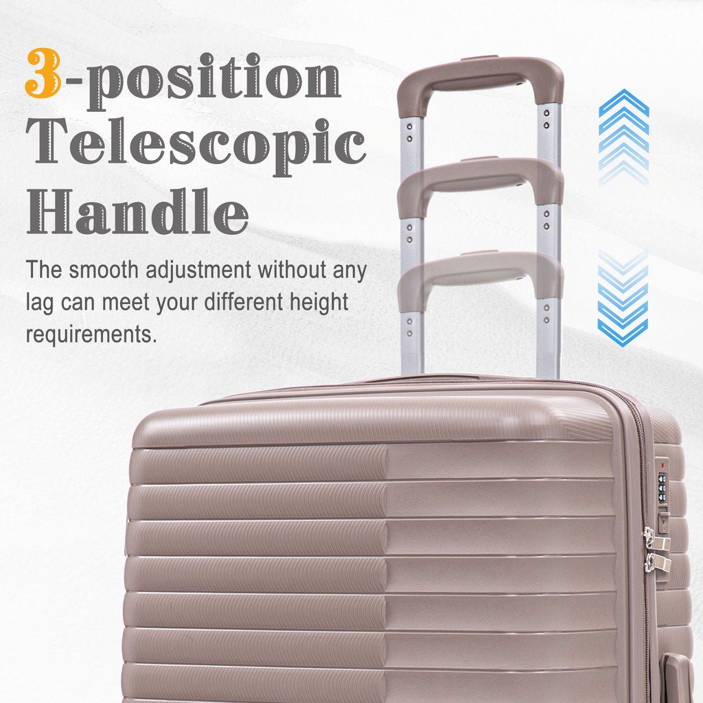 4 Piece Luggage Set, Combination Lock