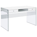 Barretta - 2 Drawer Writing Desk - Gloss White