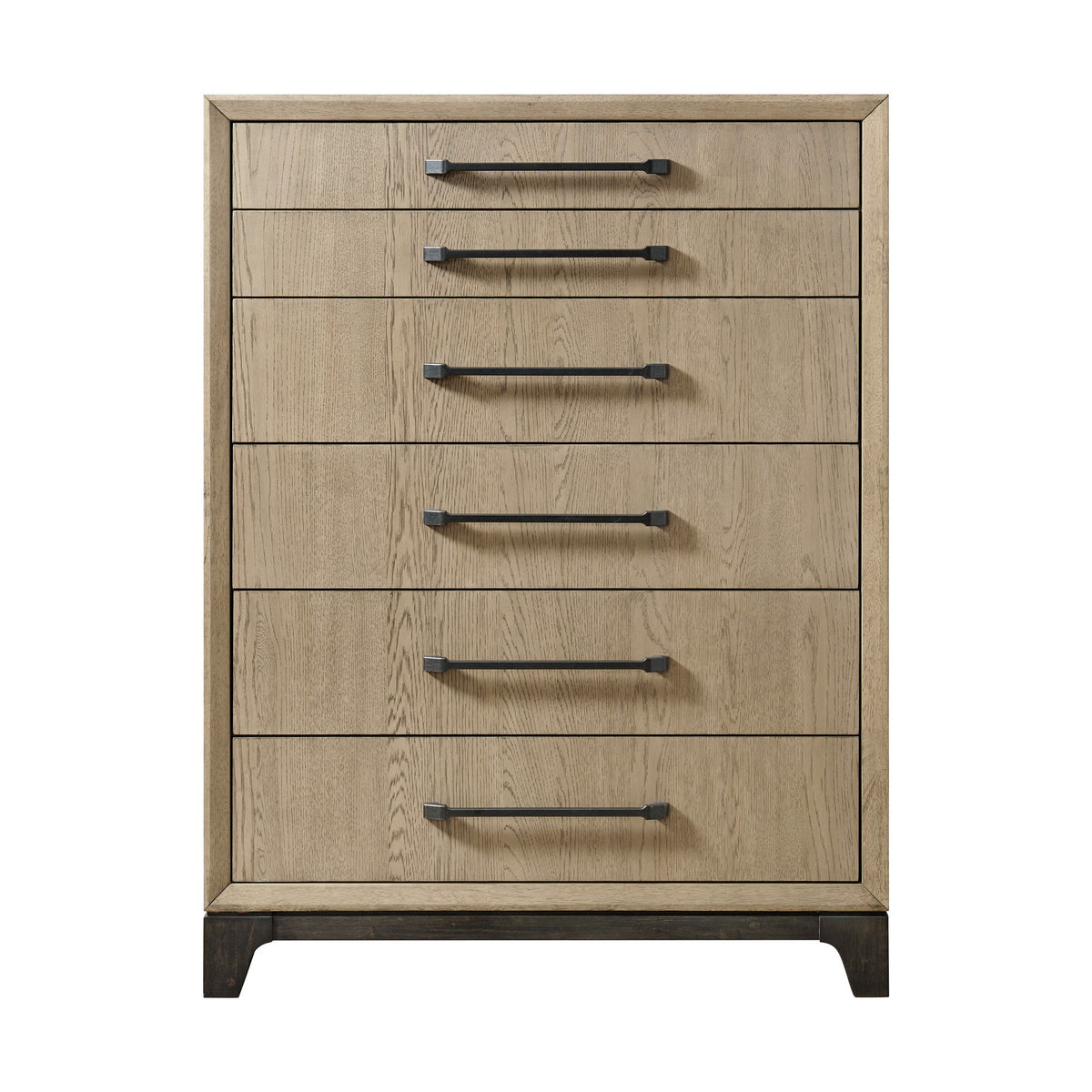 6 Drawer Chest With Smooth Glides - Brown