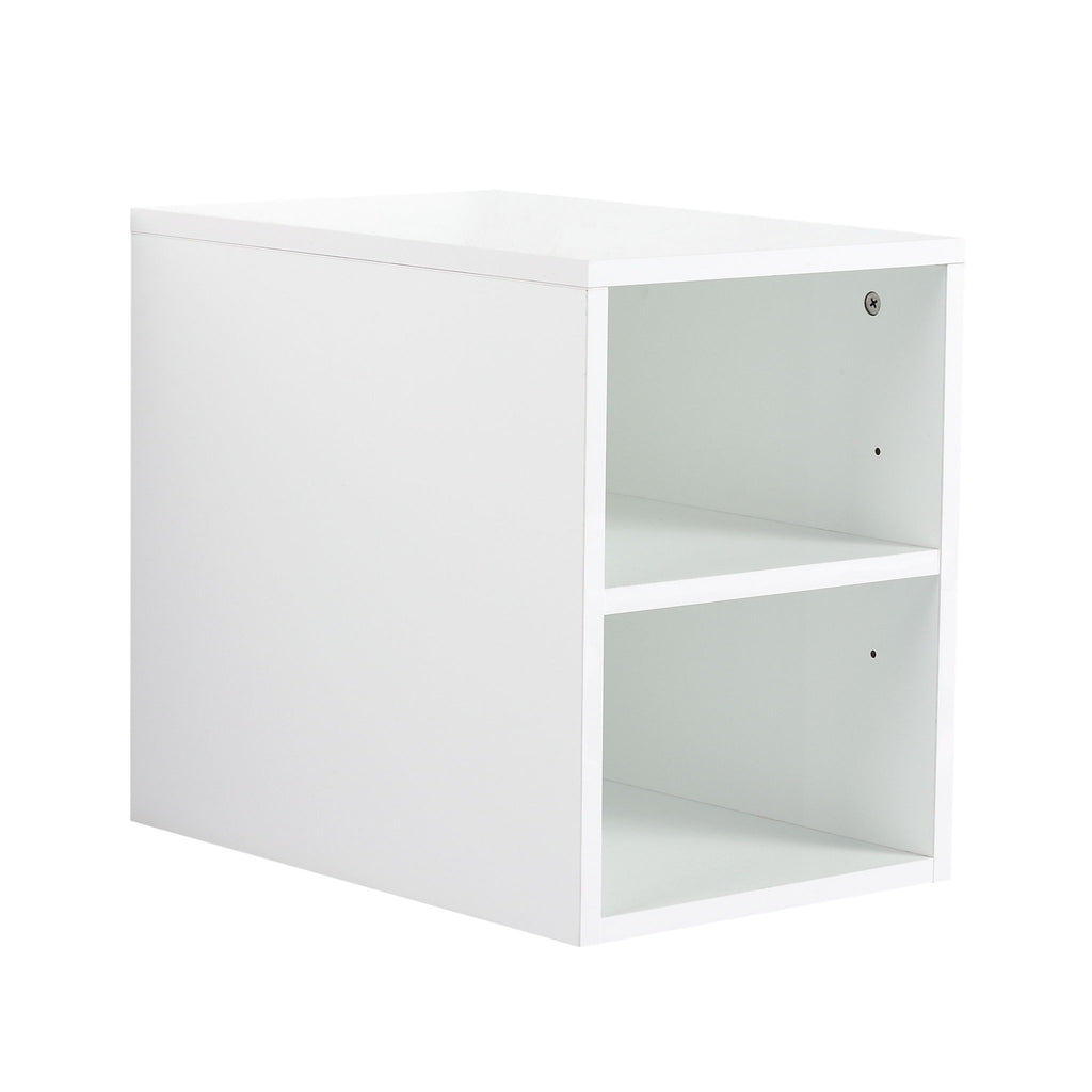 Wall Mounted Bathroom Vanity With Sink, Cabinet & Half Door