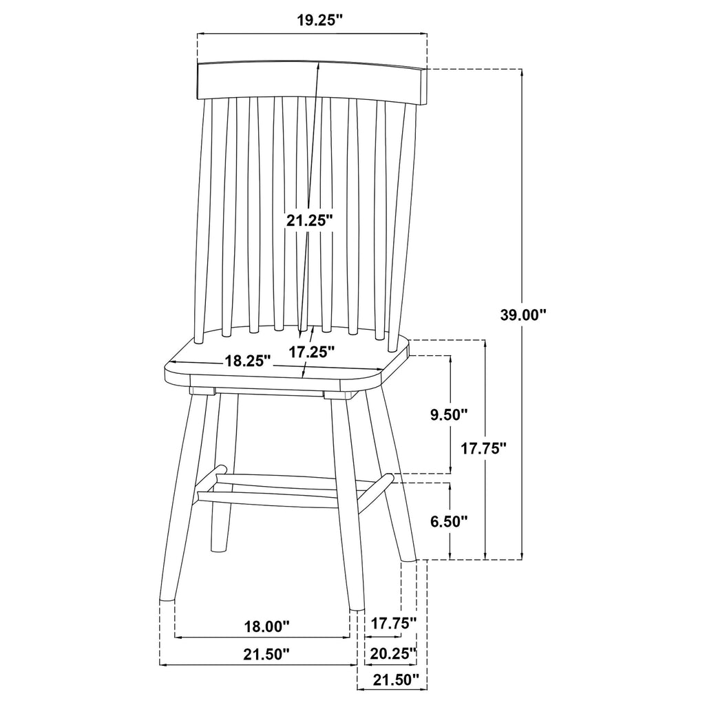 Aldren - 7 Piece Dining Set With Rectangular Table