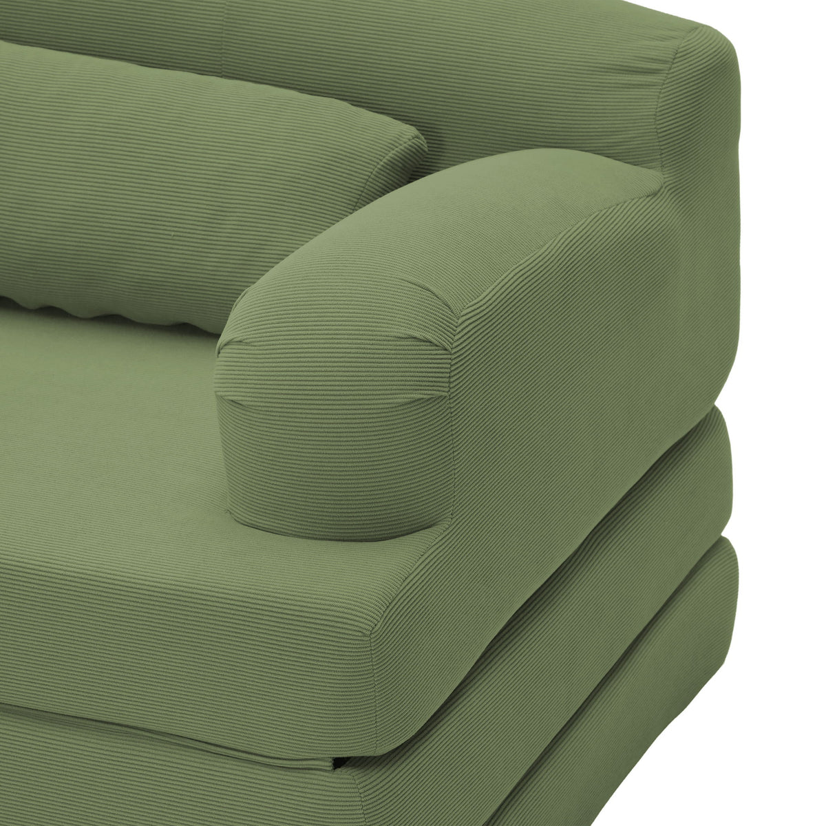 2 Seater Sofa Bed, Compact Foldable Floor Couch