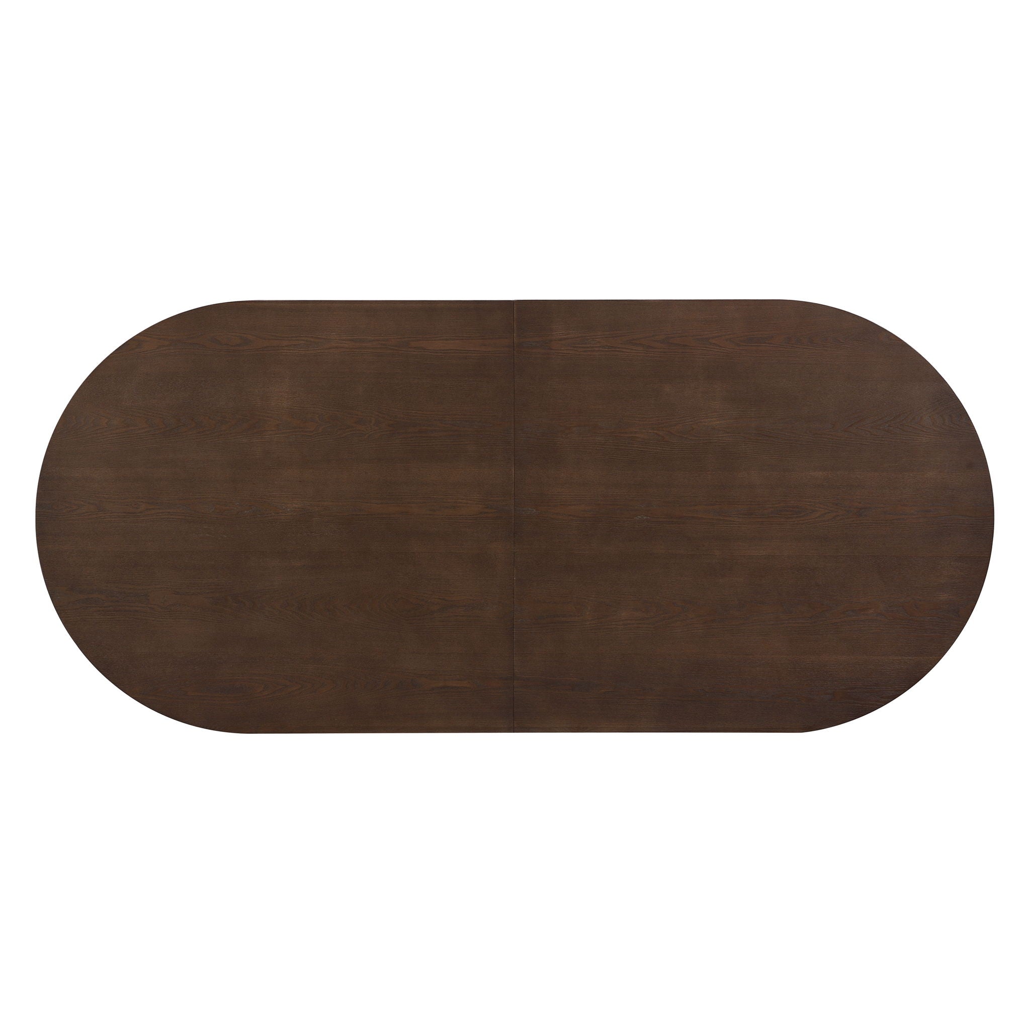 Modern Rustic Oval Dining Table With Double Pedestal Base