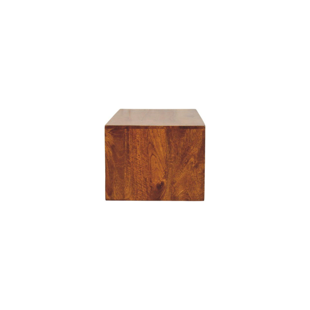 Lunar - 2 Drawer Wall Mounted Media Unit - Brown