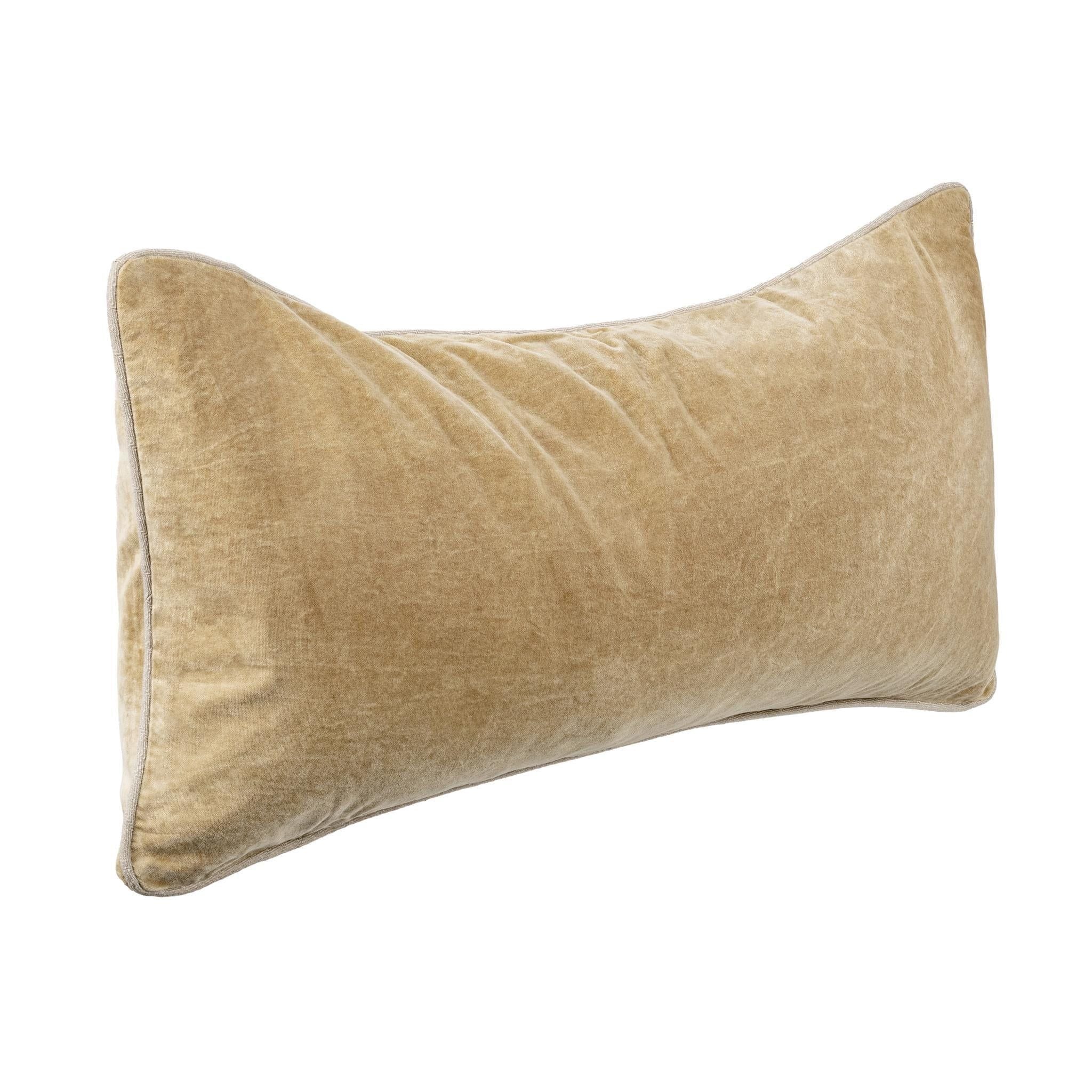 Heirloom Velvet - SLD Pillow - Wheat