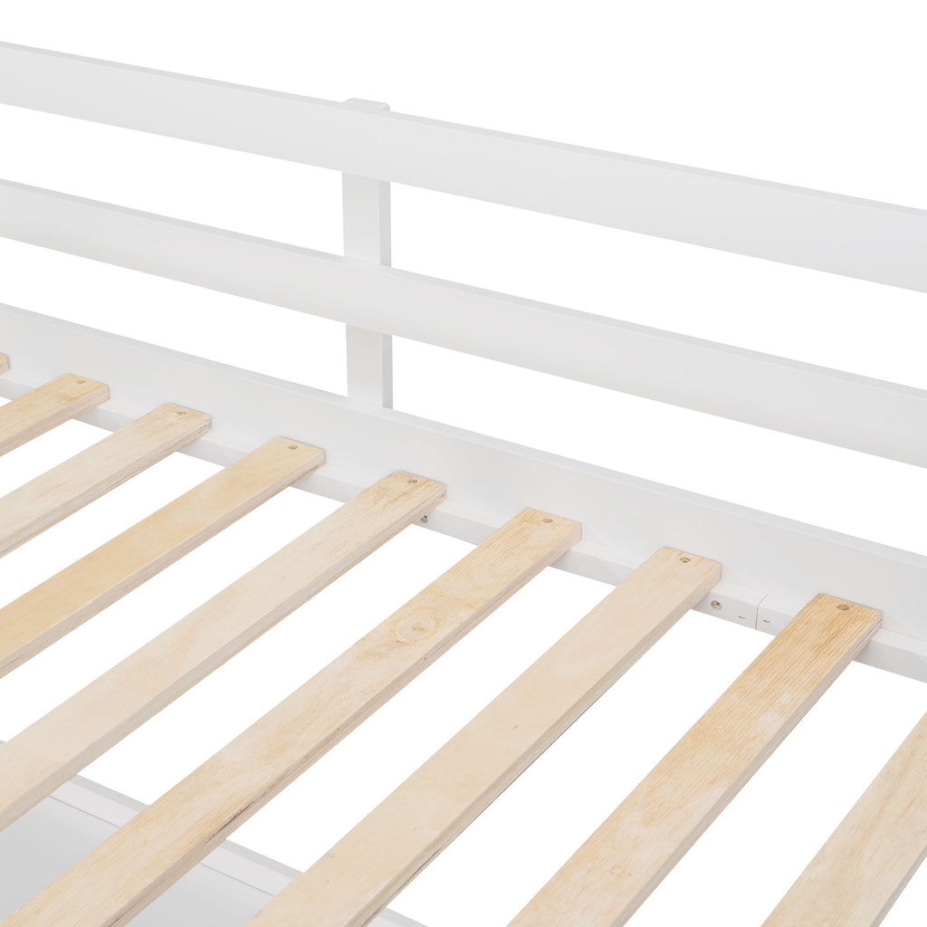 Loft Bed With Drawers With Desk And Shelves