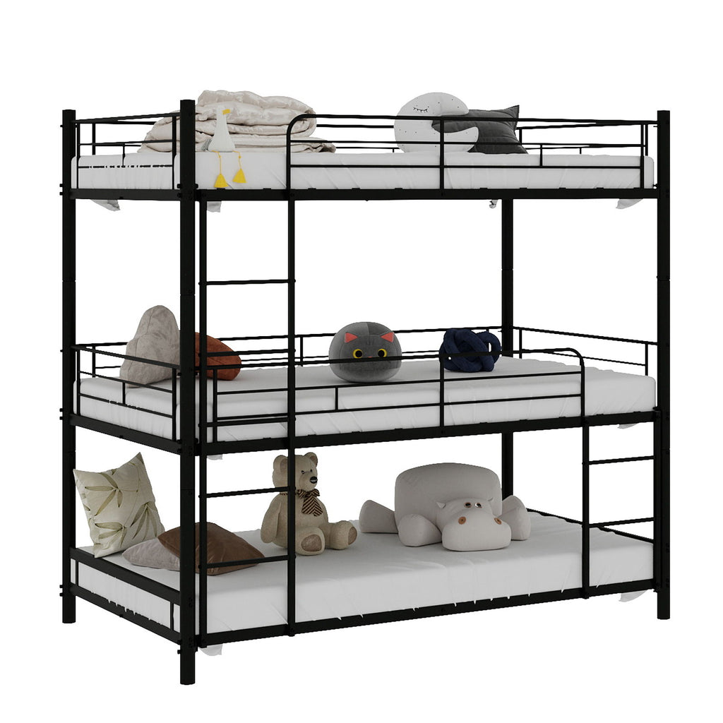 Triple Frame Bed With Built In Ladder