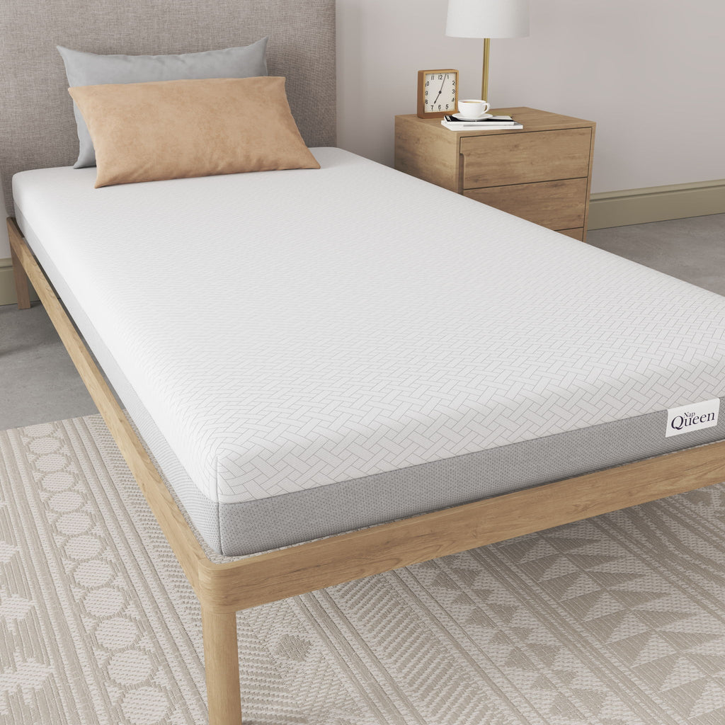 6" Memory Foam Mattress With Responsive Support And Breathable Cover