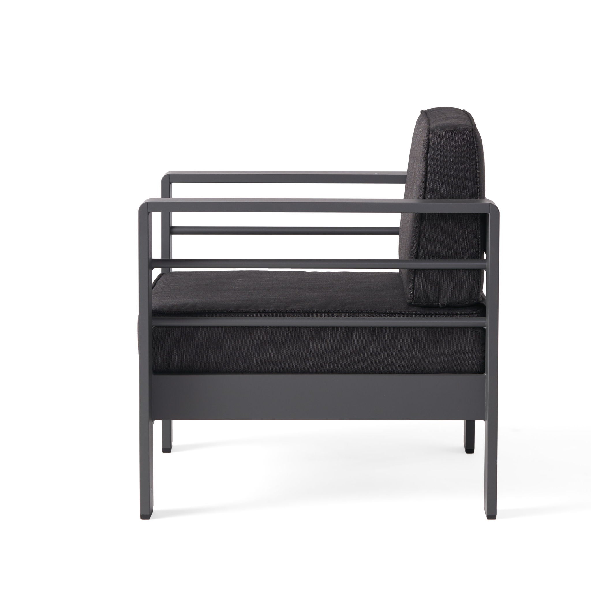 Cape Coral - Club Chair - Dark Gray