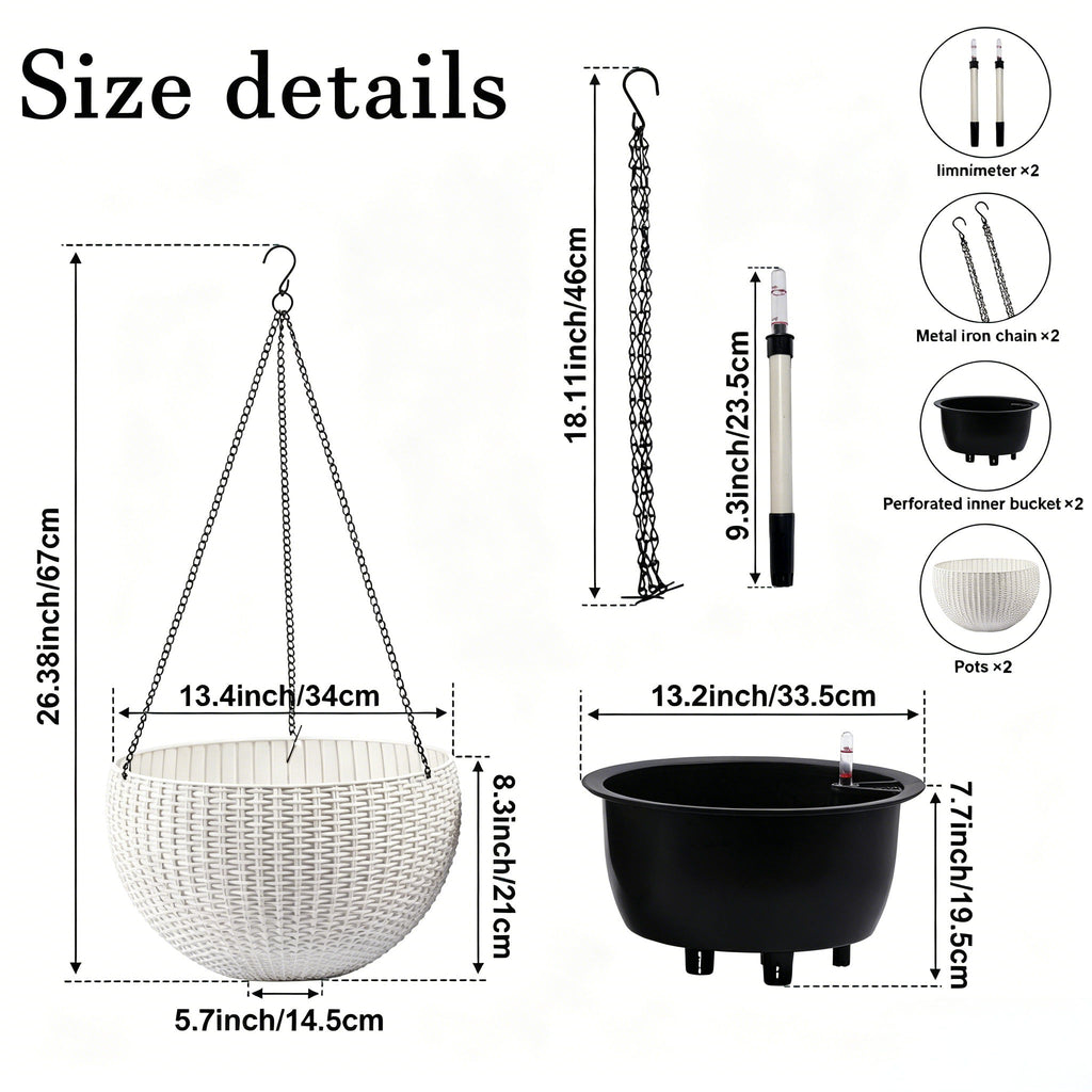 Self Watering Hanging Planter