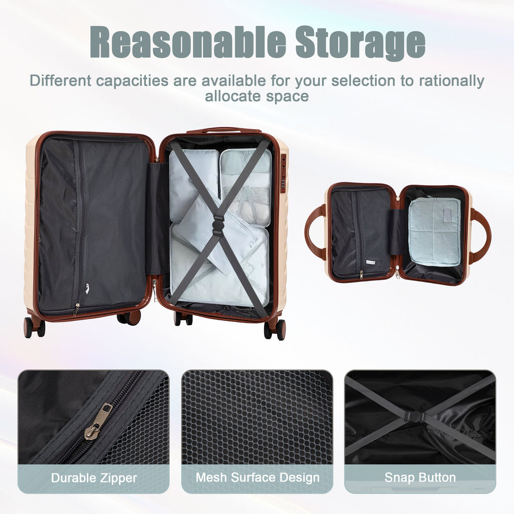Spinner Luggage Set & Combination Lock