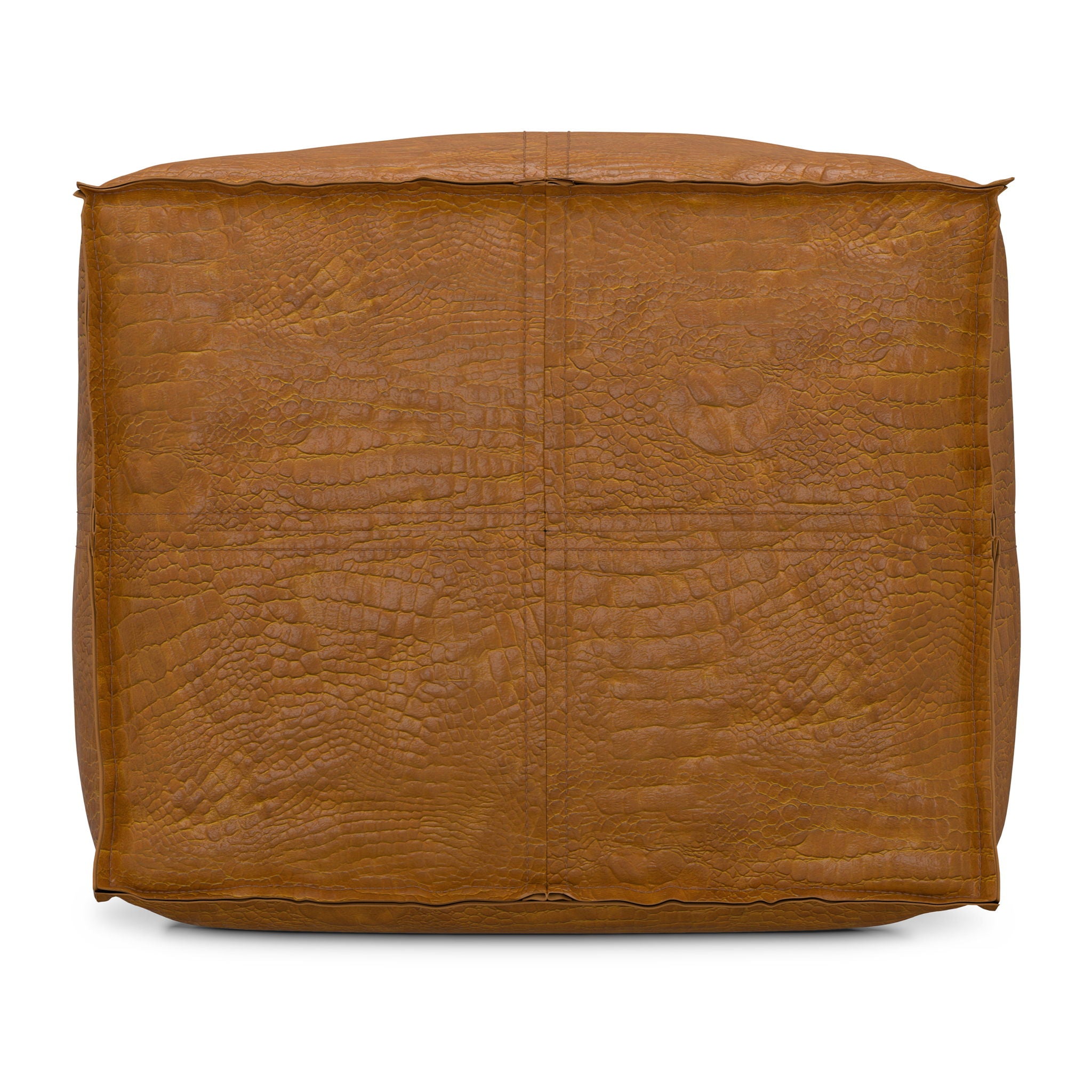 Brody - Square Pouf - Tan