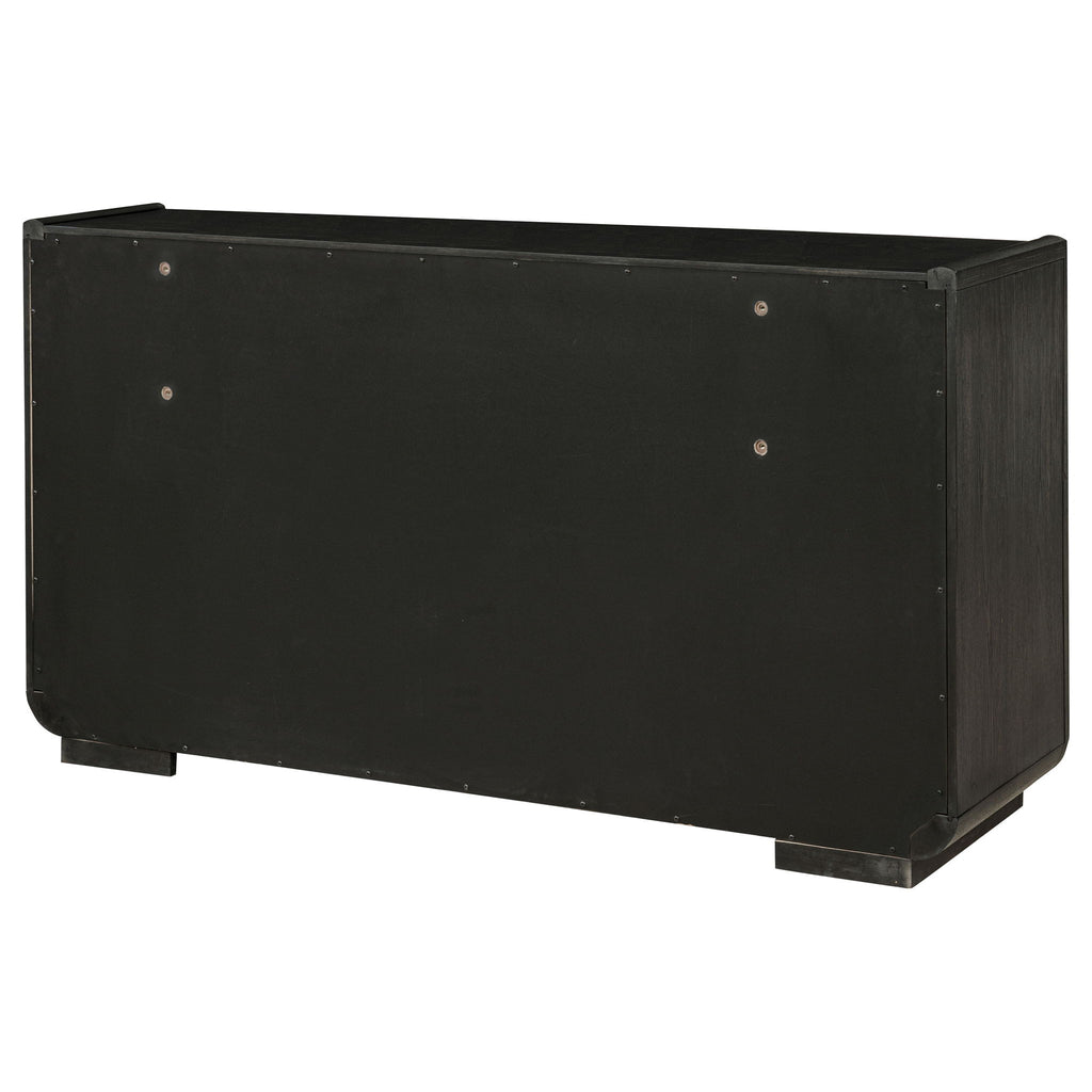 Bangor - 8 Drawer Bedroom Dresser Cabinet - Black