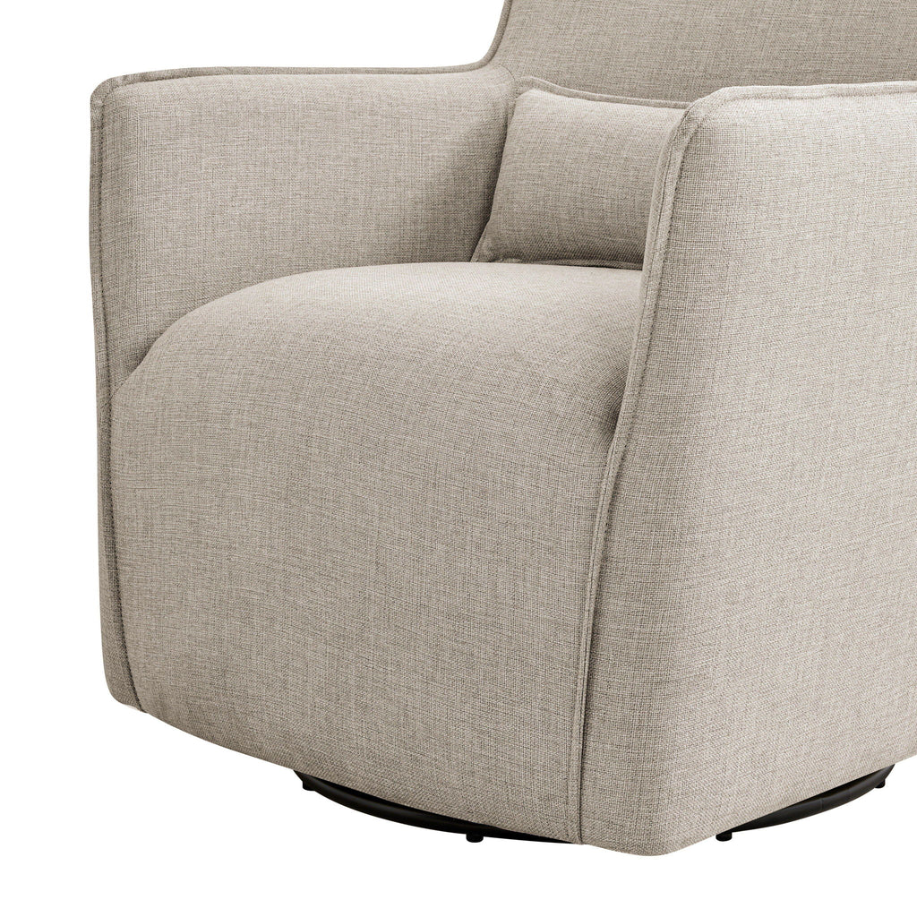 Ayla - Swivel Accent Chair With Matching Lumbar Pillow