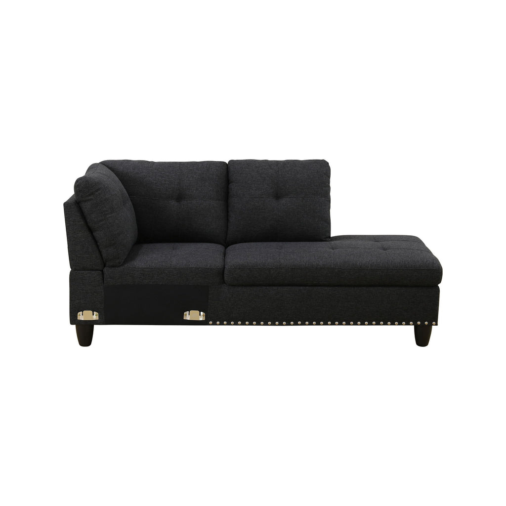 L - Shaped Sectional Sofa With Movable Left Chaise