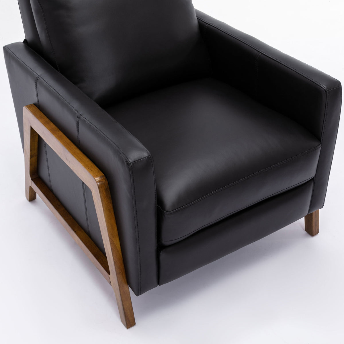 Richland - Push Back Recliner Chair - Black