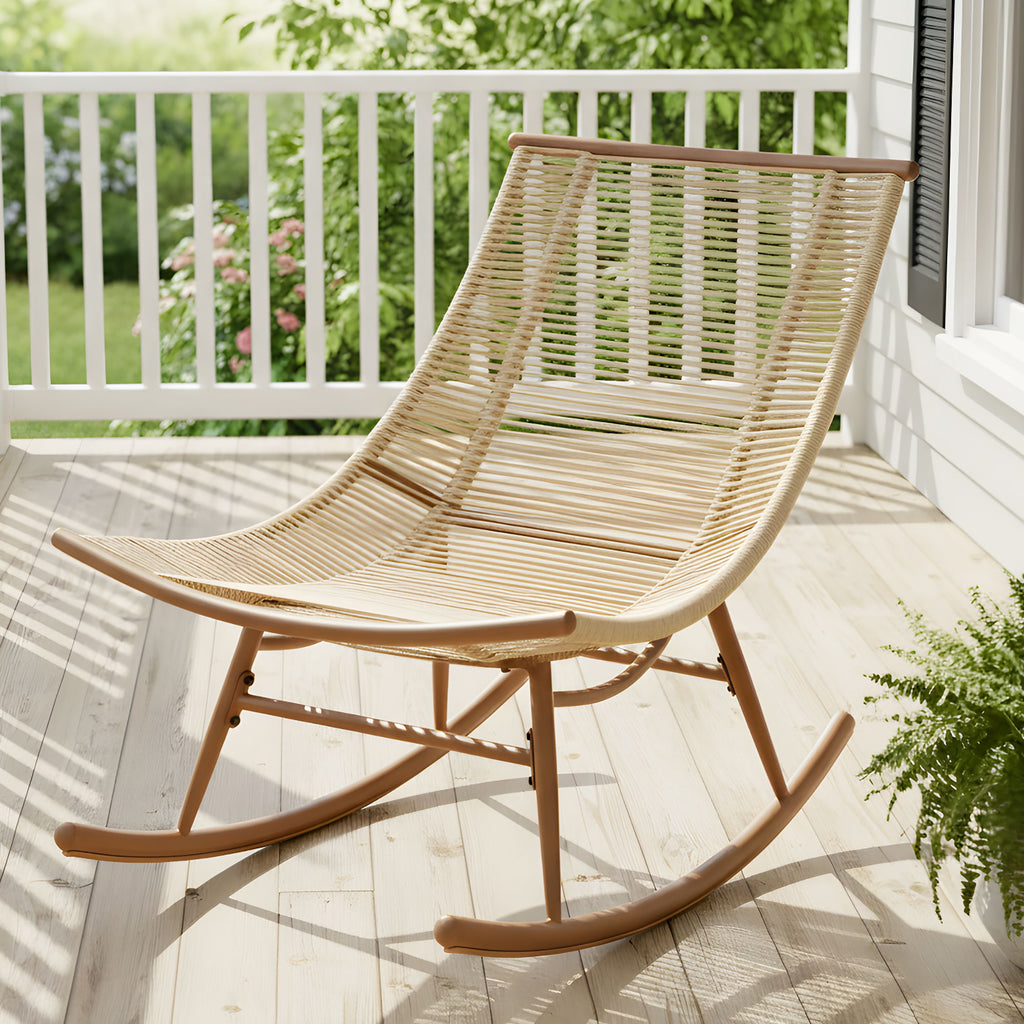 Outdoor Rocking Chair - Beige