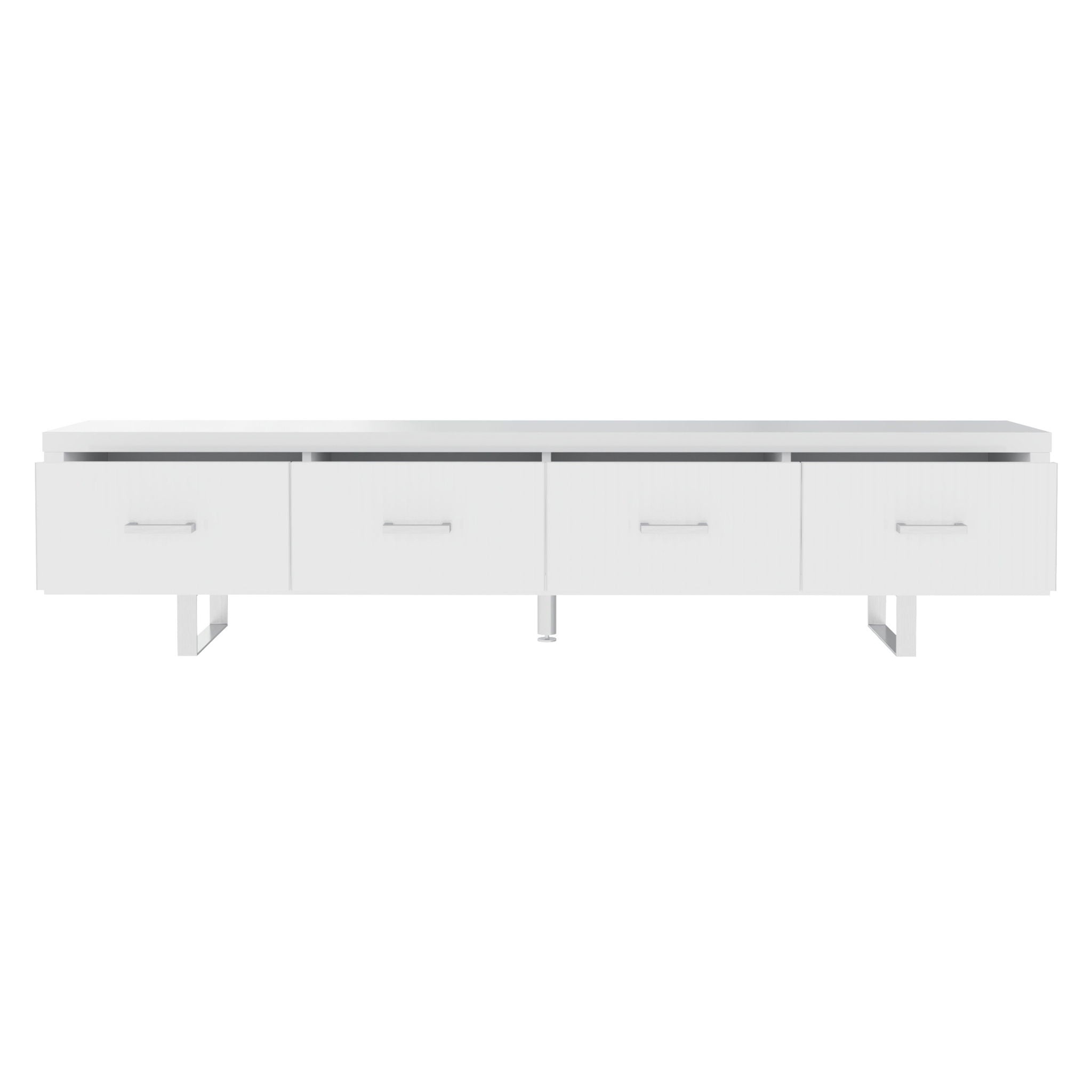 TV Stand With Slatted Drawers