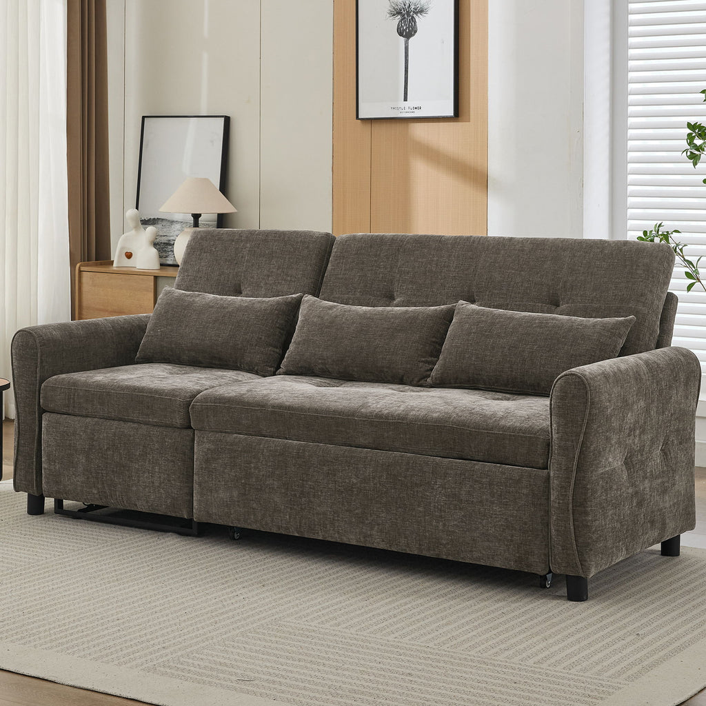 3 Seater Sofa Bed And Reversible Recliner