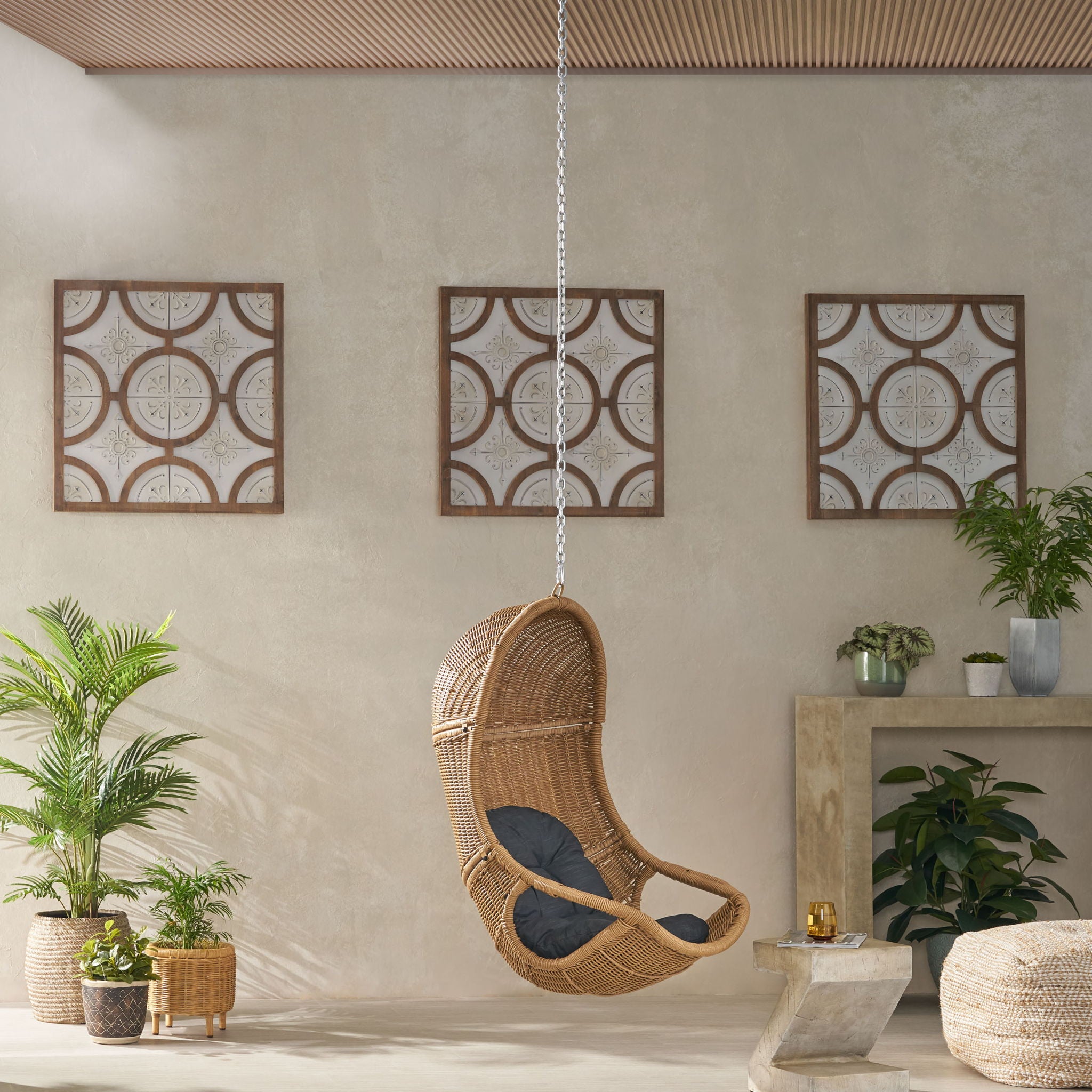 Berrien - Wicker Hanging Chair