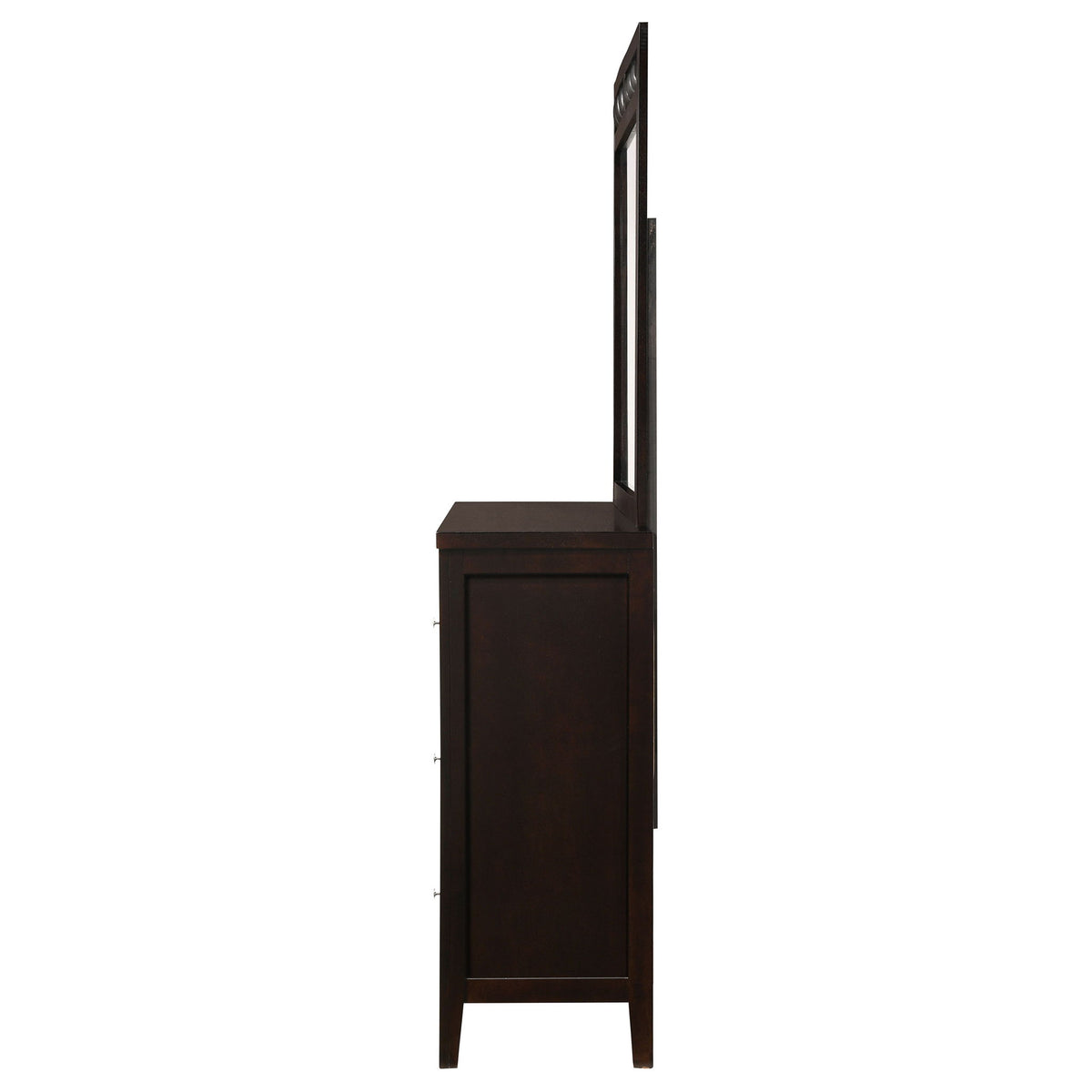 Lakewood - 6 Drawer Dresser With Mirror - Cappuccino