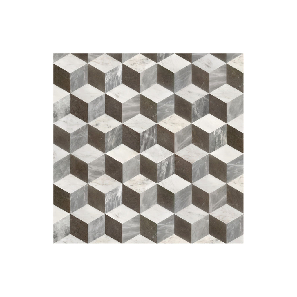 Hexagon Water Tiles For Floor And Wall (Set of 12)