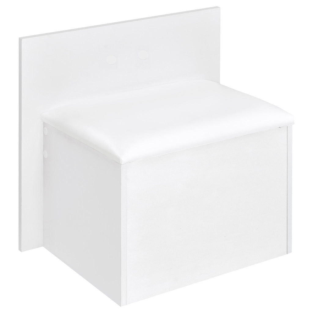 Kerr - 2 Drawer Makeup Vanity Table With Mirror And Stool