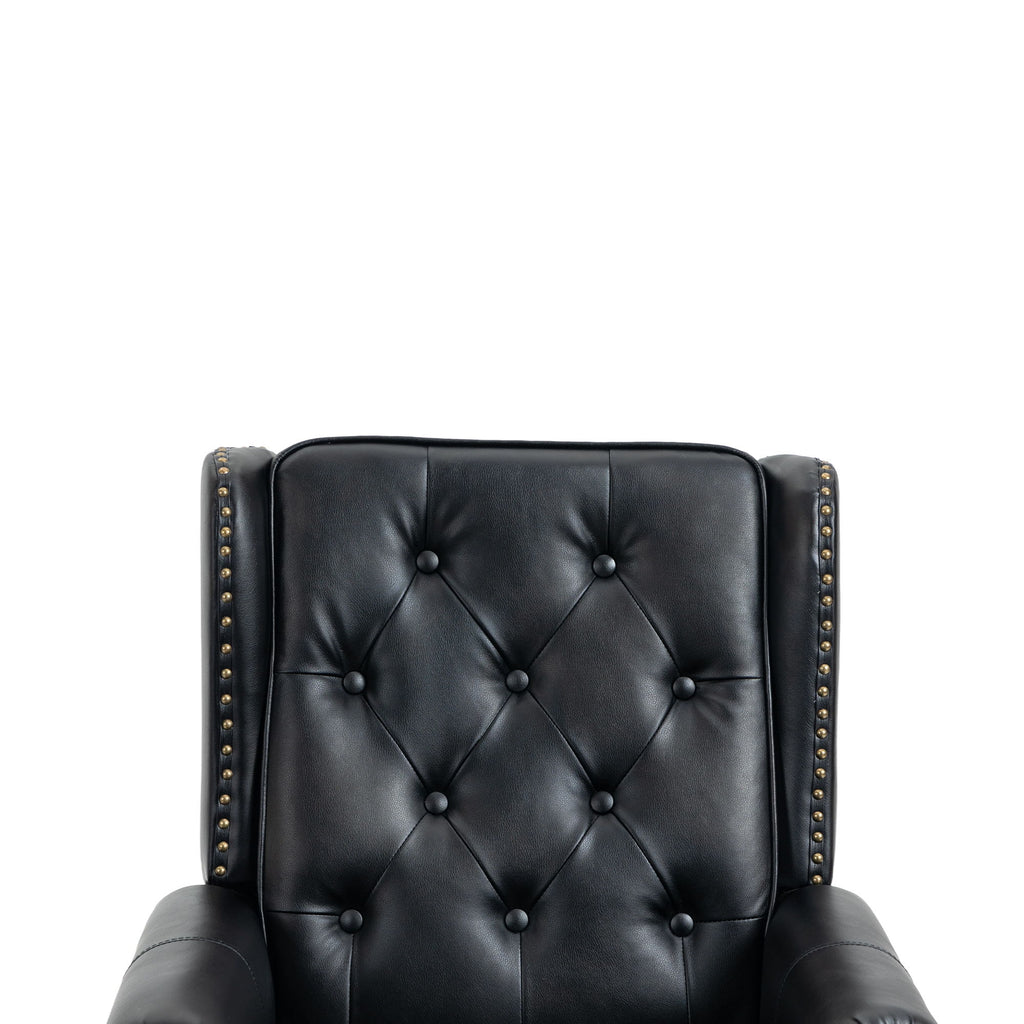 Modern Accent Armchair With Sturdy Wood Legs