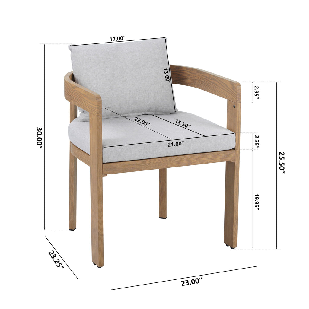 Elko Janiyah - Outdoor Patio Dining Set Dining Chairs And Dining Table