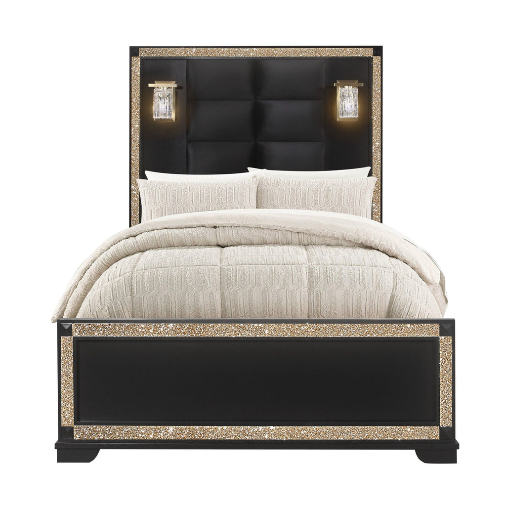 Lively - Bed With Lamps, Elegant Design
