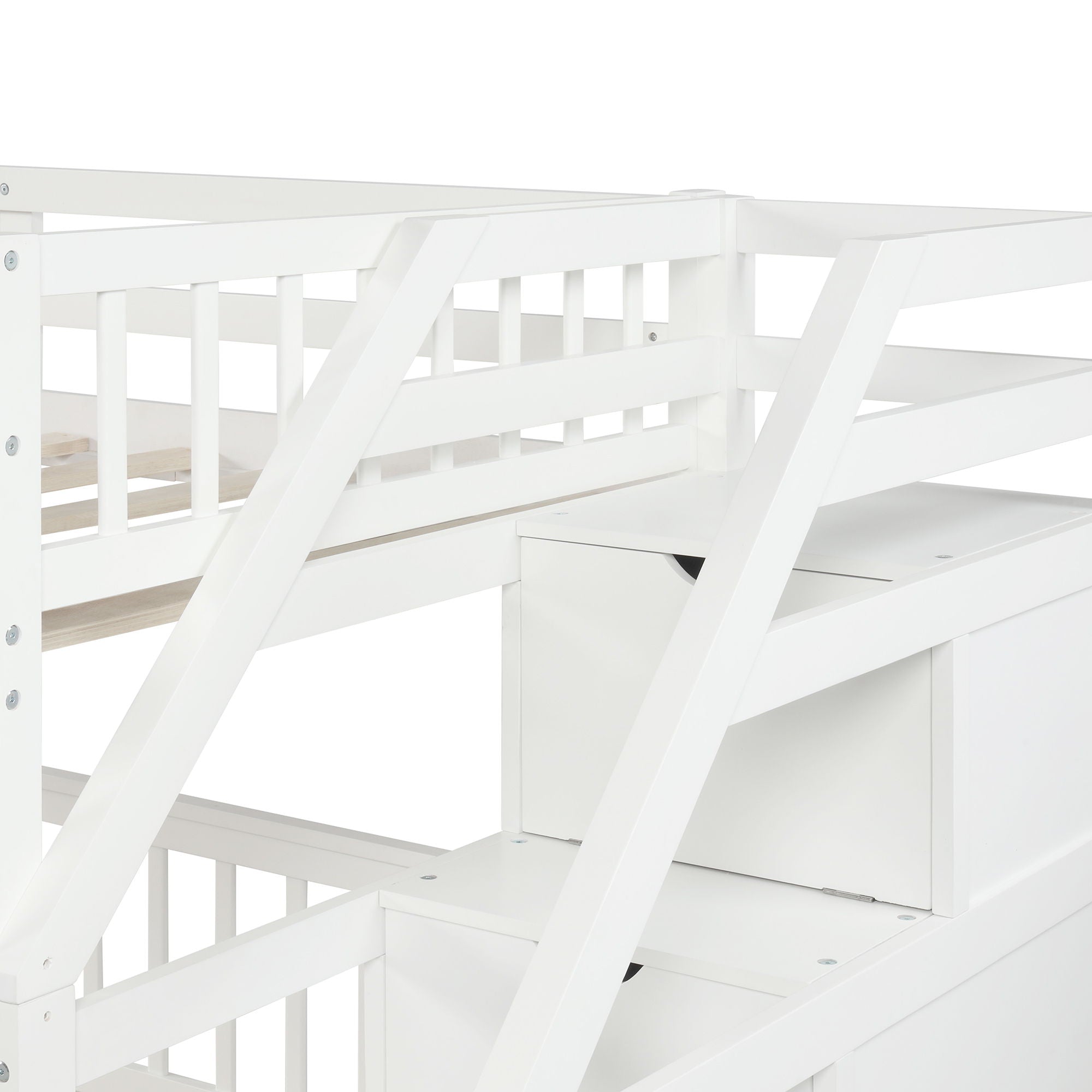 Loft Bed With Staircase And Storage