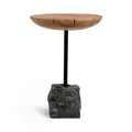 Linden - End Table - Natural / Black