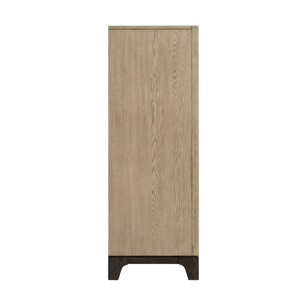 6 Drawer Chest With Smooth Glides - Brown