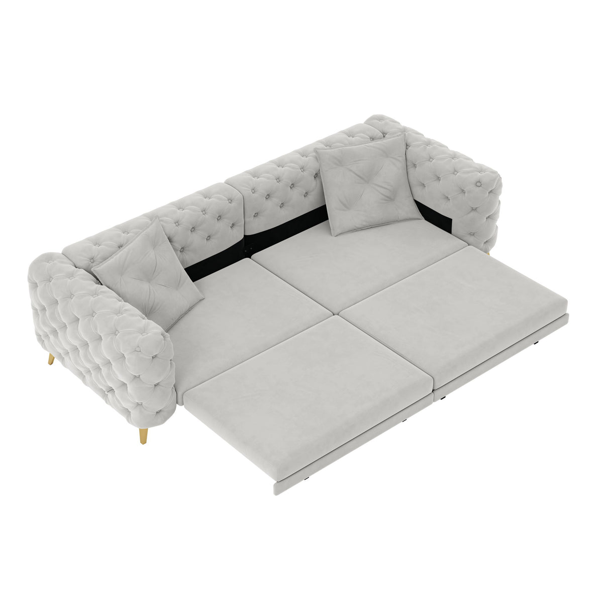 3-In-1 Convertible Sleeper Sofa