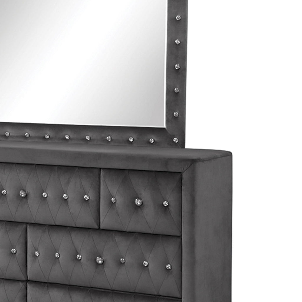 Sophia - 7 Drawer Dresser - Gray