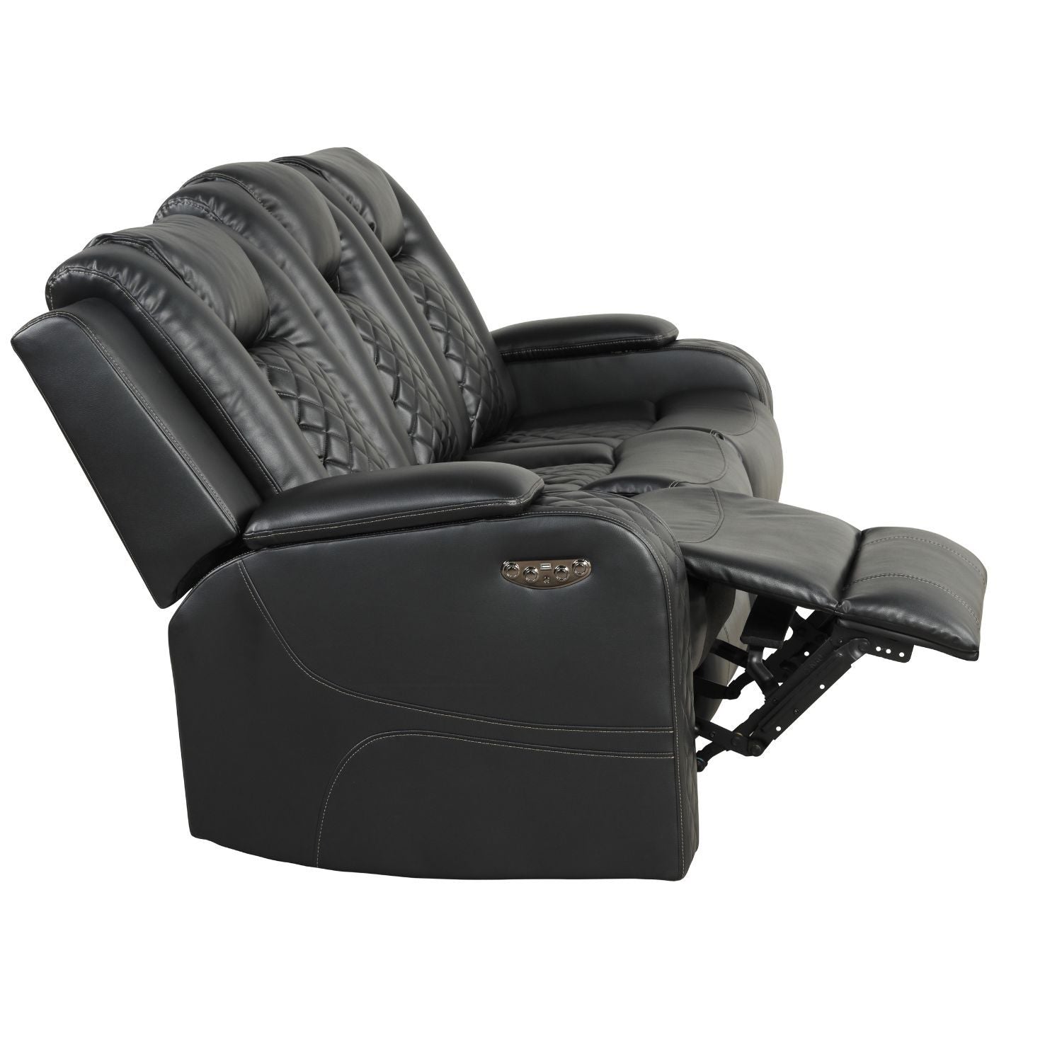 Benz - LED & Power Recliner With Adjustable Headrests And Ambient LED Lighting