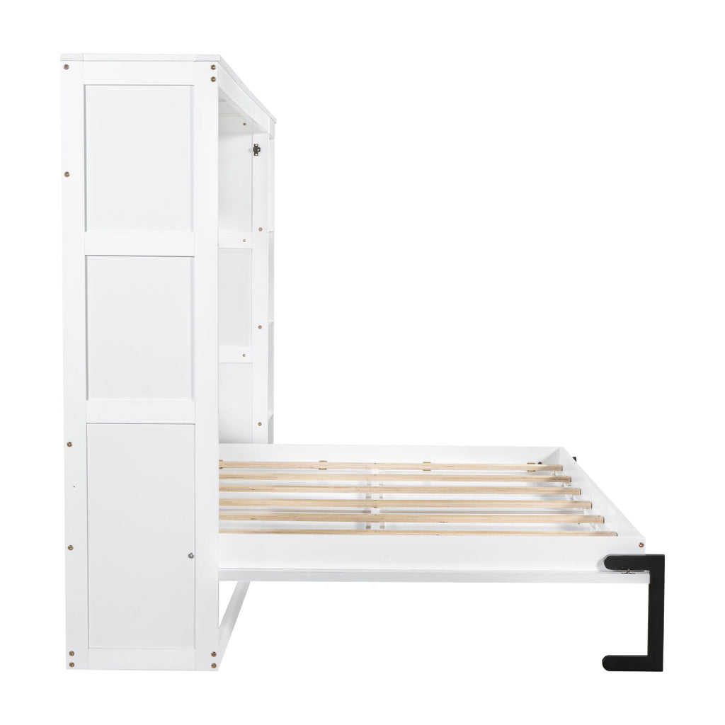 Murphy Bed With Bookshelf And Storage