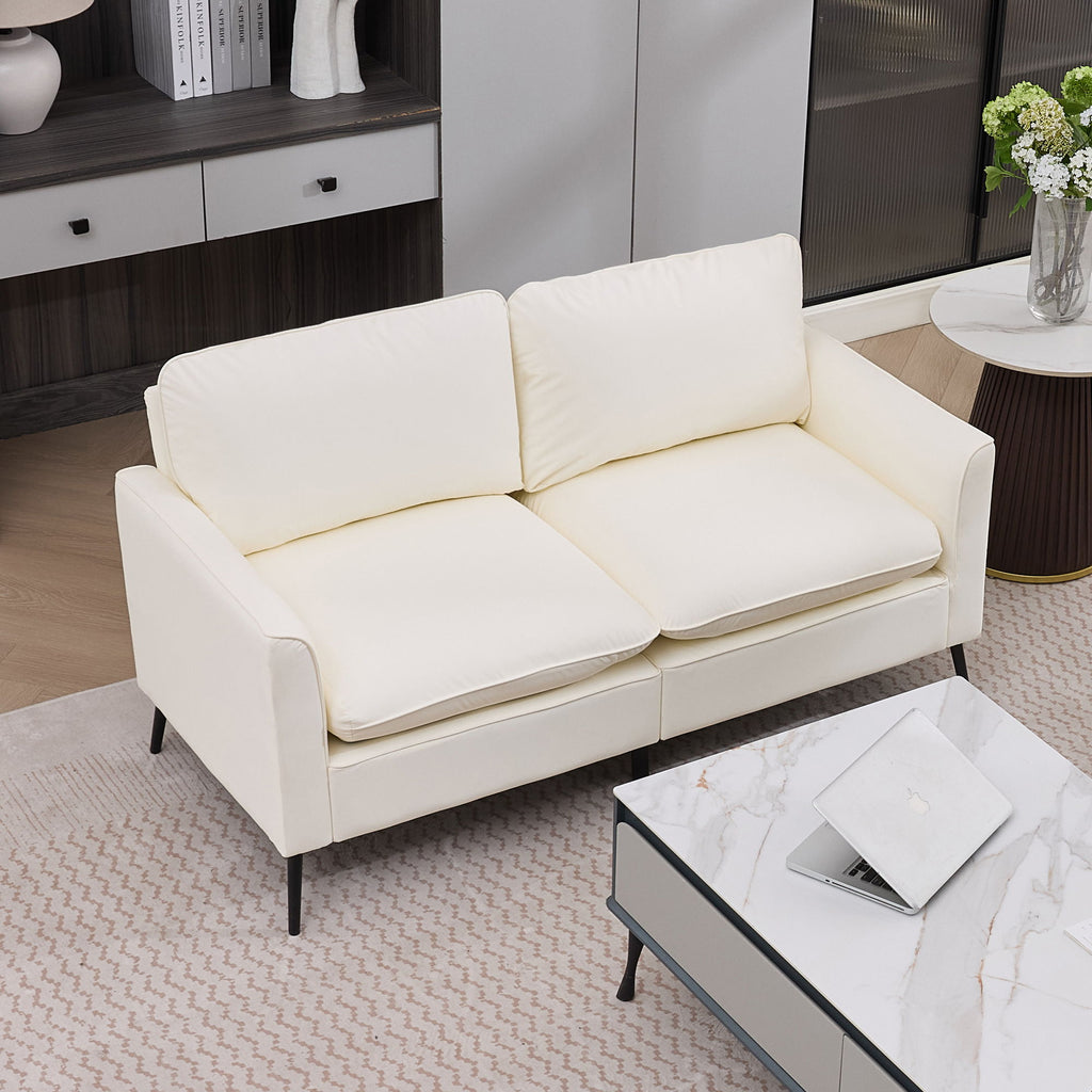 Upholstered Loveseat, For Living Room