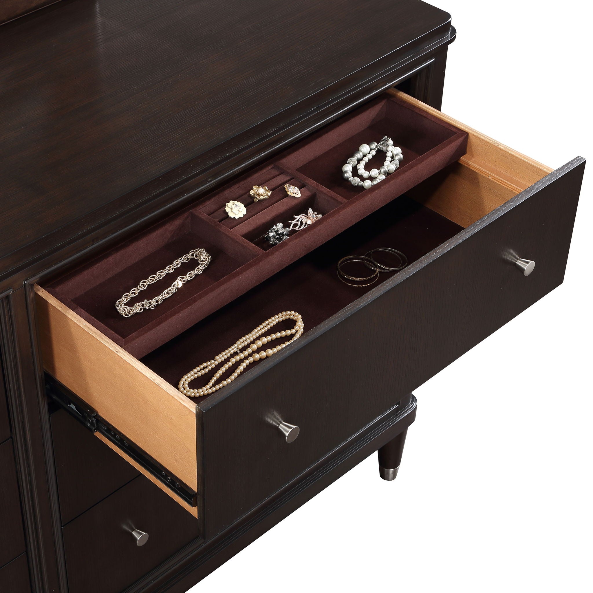 Niguel - 6 Drawer Dresser - Brown