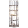Emilian - Table Lamp With Crystal Shade - Black