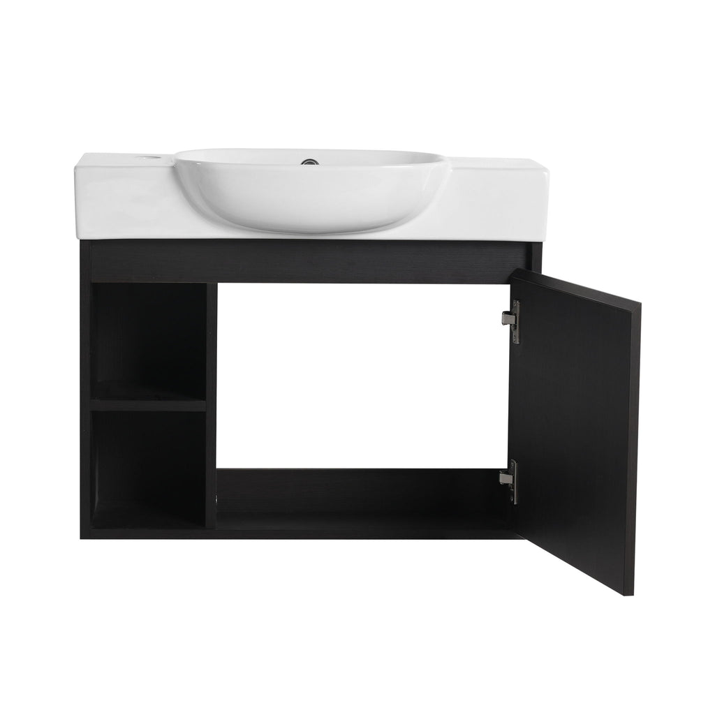 Freestanding Bathroom Vanity With Sink, Soft Close Door