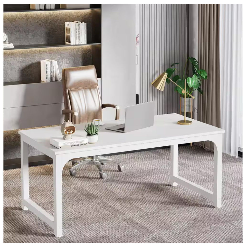 Executive Office Desk, Large Modern Computer Workstation