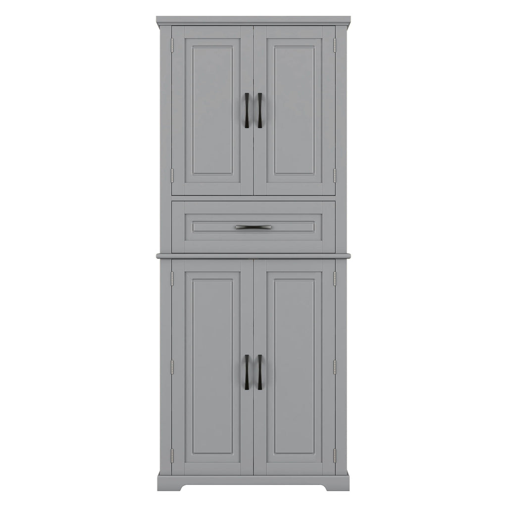 Bathroom Storage Cabinet With Multifunctional Storage Space, Drawer With Slide Rails, Adjustable Shelf