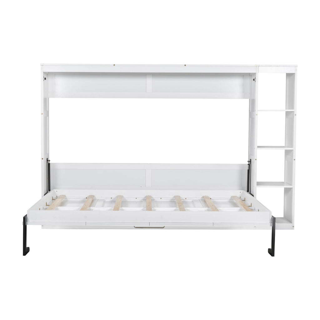 Murphy Bed With Bookshelf And Storage